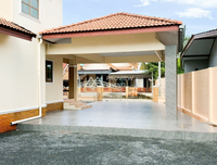 For sale: 2-storey detached corner house, Soi Sri Kasem 15, 100 sq.wah, 3 bedrooms, 3 bathrooms, 4 parking spaces, Baan Wassana, Tad Mai Nai Luek (near the slaughterhouse), Surat Thani.
