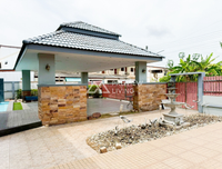 For sale: 2-story detached house in Chaiya. 3 beds, 3 baths. Near Supercheap Chaiya branch.