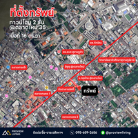 2-story townhome, 16.5 square wah, Soi Talad Mai 35, near Lucky Restaurant, price 980,000 Baht