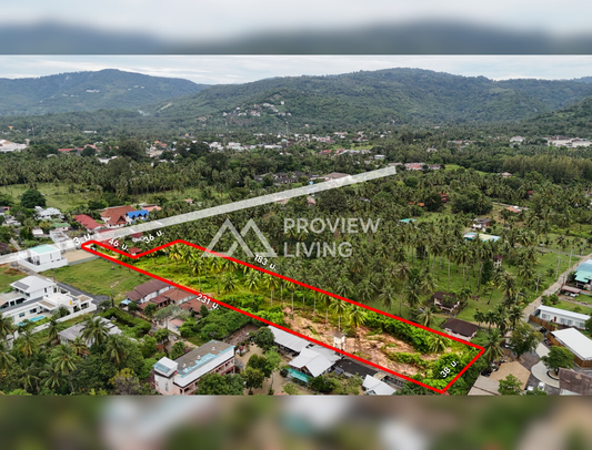 [ขายด่วน] ที่ดิน แปลงใหญ่ 4 ไร่เศษ ลิปะน้อย เกาะสมุย ใกล้ท่าเรือหน้าทอน เพียง 5 นาที | ห่างหาดลิปะน้อย 150 ม.