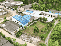 Urgent Sale: House with land near Khao Nipon Police Station, Wiang Sa District, Surat Thani Province. Total area 162.4 sq. wah. 2 bedrooms, 1 bathroom, 1 kitchen, 1 living room, and a backyard area suitable for a vegetable garden or other construction.