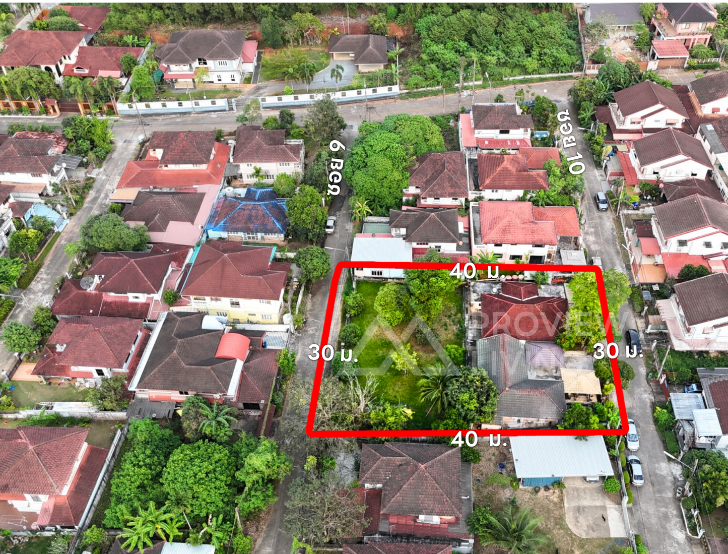 บ้านเดี่ยว 2 หลัง + สวน หมู่บ้านเสาวลักษณ์ 2  @บางกุ้ง 26-000003 @หมู่บ้านเสาวลักษณ์ ซอย 10