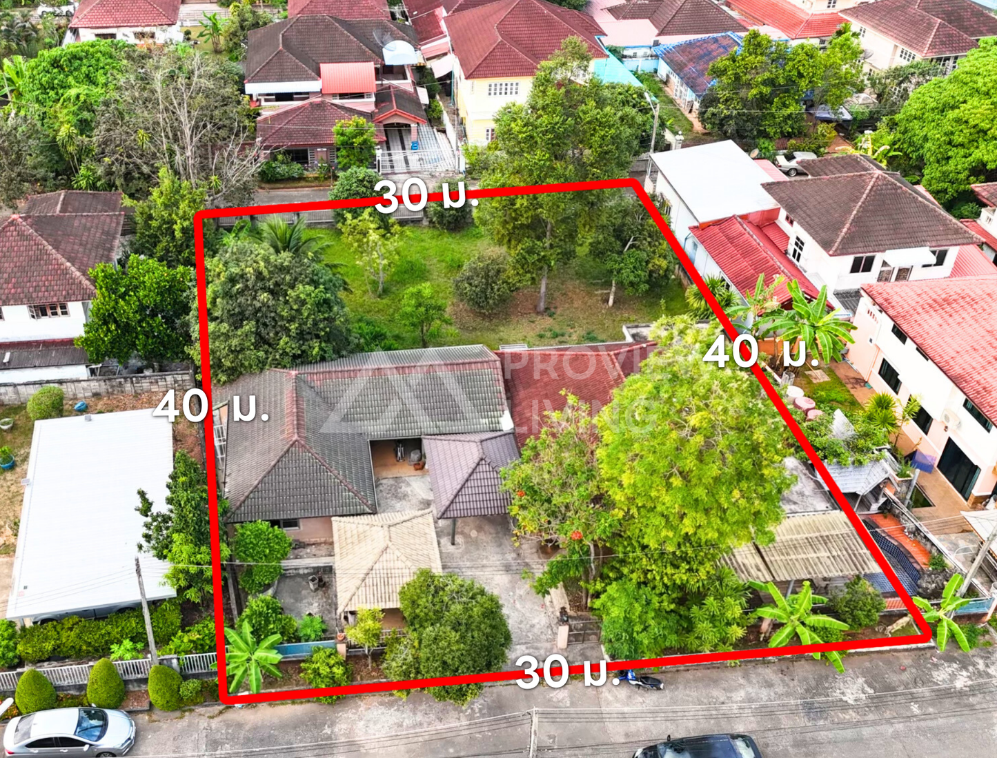 บ้านเดี่ยว 2 หลัง + สวน หมู่บ้านเสาวลักษณ์ 2  @บางกุ้ง 26-000003 @หมู่บ้านเสาวลักษณ์ ซอย 10