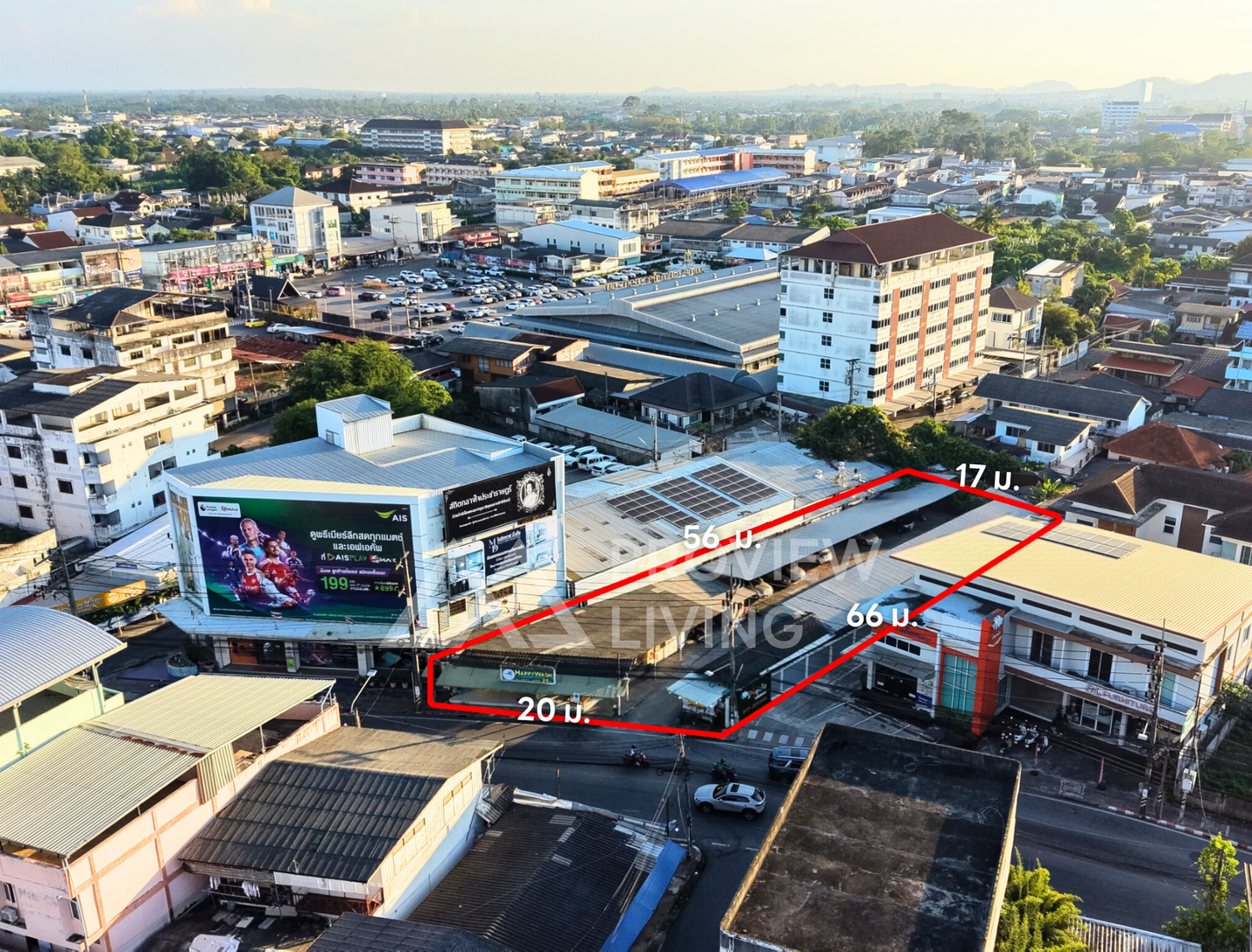  26-000034 ที่ดิน 247 ตร.วา @ดอกนก 7 (พร้อมผู้เช่า-รับรายได้ 80,000.-)  ติด AIS Telewiz, คลินิกรักษ์ฟัน ถนนดอนนก @เมืองสุราษฎร์ธานี 