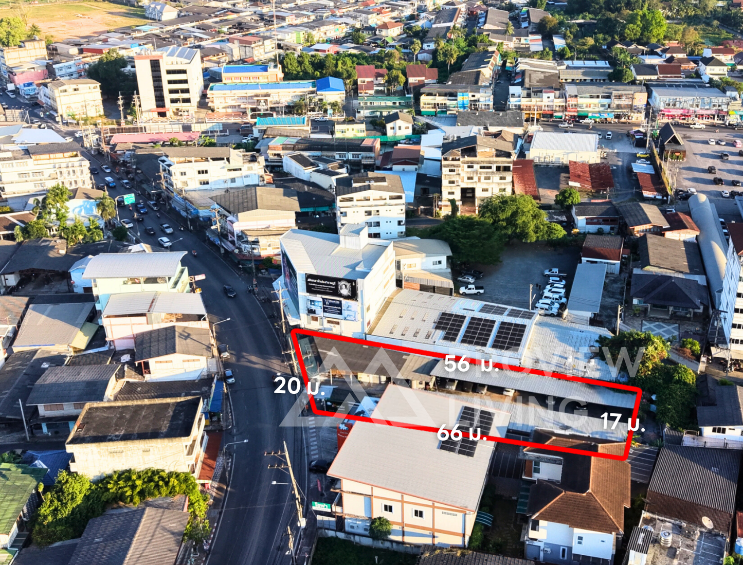  26-000034 ที่ดิน 247 ตร.วา @ดอกนก 7 (พร้อมผู้เช่า-รับรายได้ 80,000.-)  ติด AIS Telewiz, คลินิกรักษ์ฟัน ถนนดอนนก @เมืองสุราษฎร์ธานี 