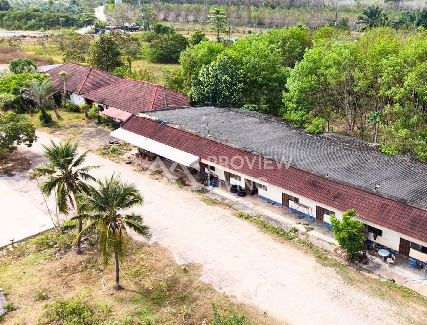 26-000050 ที่ดินถมแล้ว + สิ่งปลูกสร้าง  19  ไร่ ใกล้สี่แยกควนรา  @ท่าฉาง