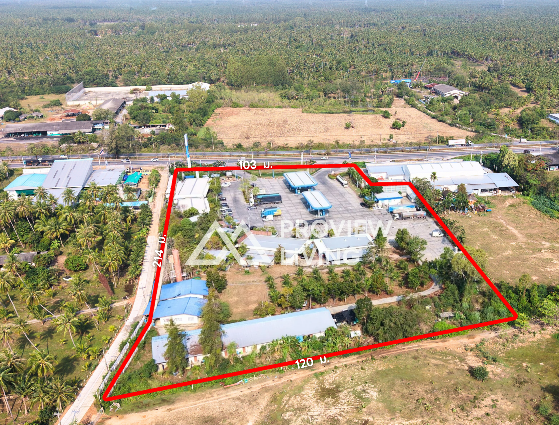 26-000054 ธุรกิจปั๊มน้ำมัน ปตท.  15  ไร่ สาขาทุ่งประดู่  @ทับสะแก ปั๊มไซส์ XL  “40 หัวจ่าย”   หน้ากว้าง  103  ม.  ลึก  214  ม. 