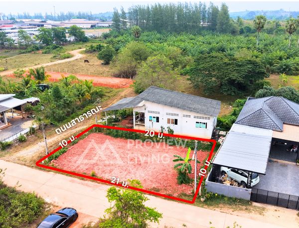 ที่ดินเปล่าถมแล้ว 50 ตร.วา ใกล้โรงเรียนวัดท่าไทร  @ท่าทองใหม่ กว้างติดถนน 21 ม.   ลึก 10 ม. อ.กาญจนดิษฐ์  จ.สุราษฎร์ธานี