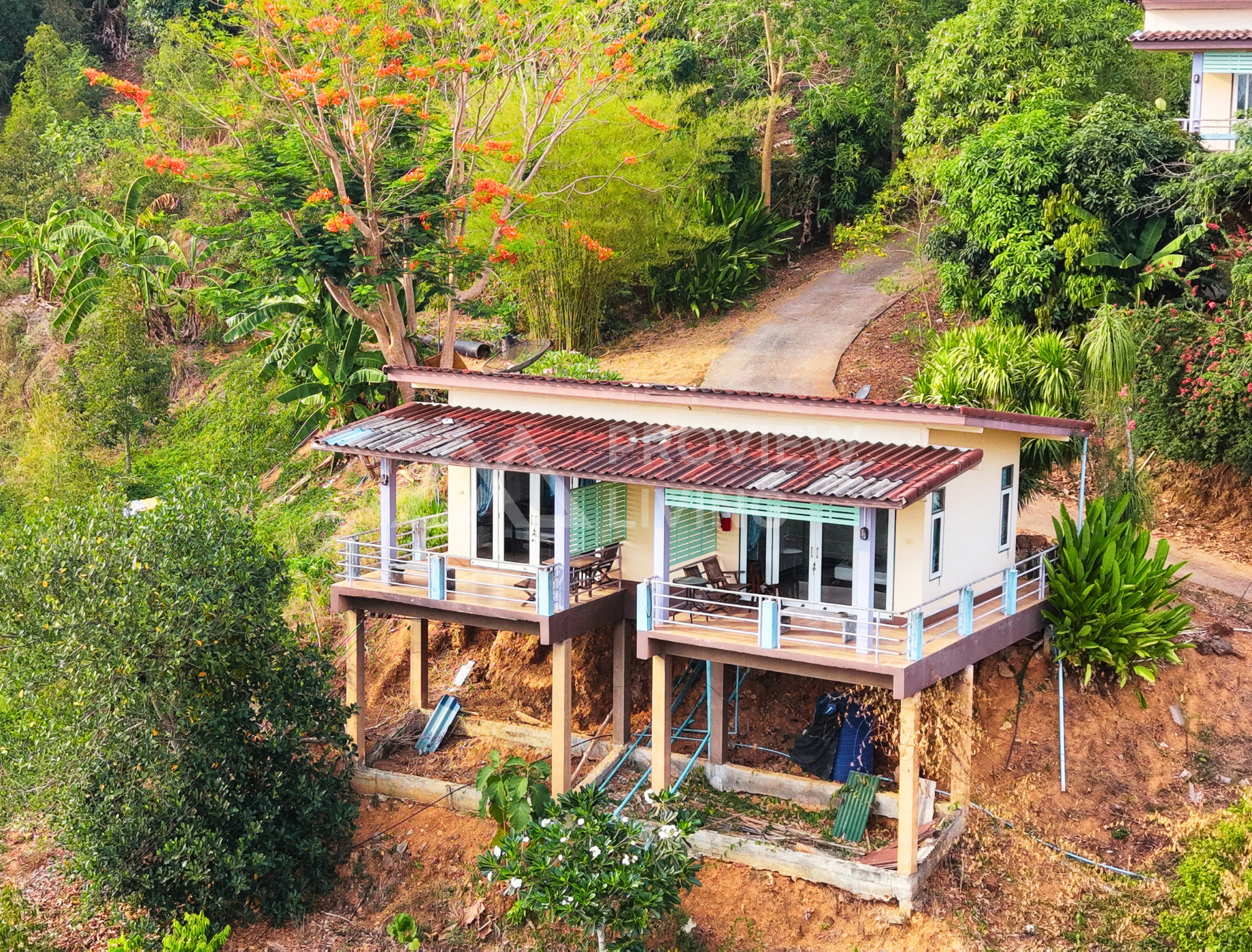 ขายบ้าน สุราษฎร์ธานี เขาน้อย รีสอร์ท เขาหัวควาย พุนพิน 9 หลัง ใกล้ร้านภูณิศา