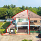 ขายบ้านเดี่ยว สุราษฎร์ธานี 2 ชั้น ใกล้สวนสาธารณะเกาะลำพู 3 นอน 2 น้ำ