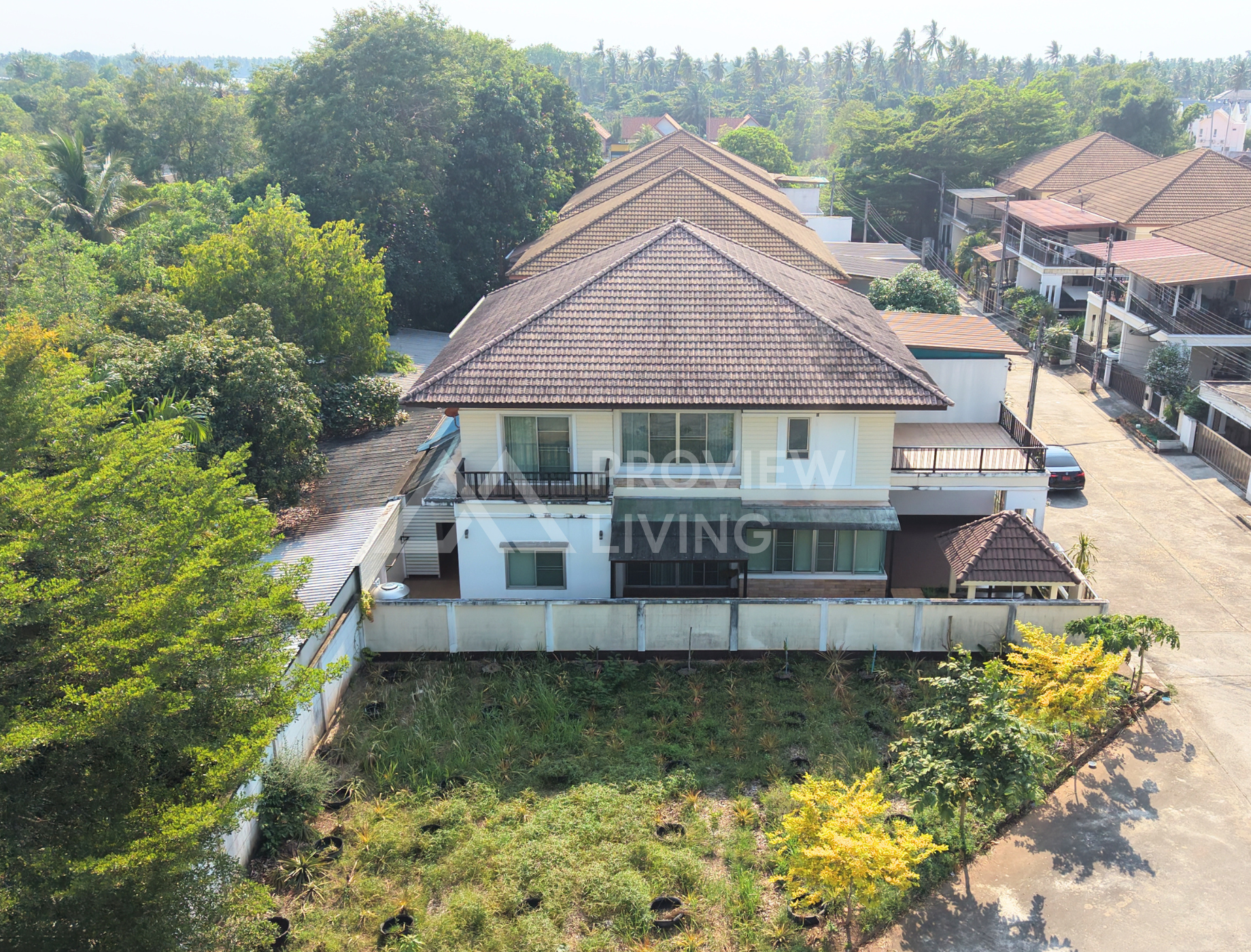 ขายบ้านเดี่ยว สุราษฎร์ธานี 2 ชั้น ใกล้สวนสาธารณะเกาะลำพู 3 นอน 2 น้ำ