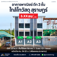 ขายอาคารพาณิชย์ ท่าทอง | เฟสแรก 3 ยูนิต ราคาเริ่มต้น 3.85 ลบ.*