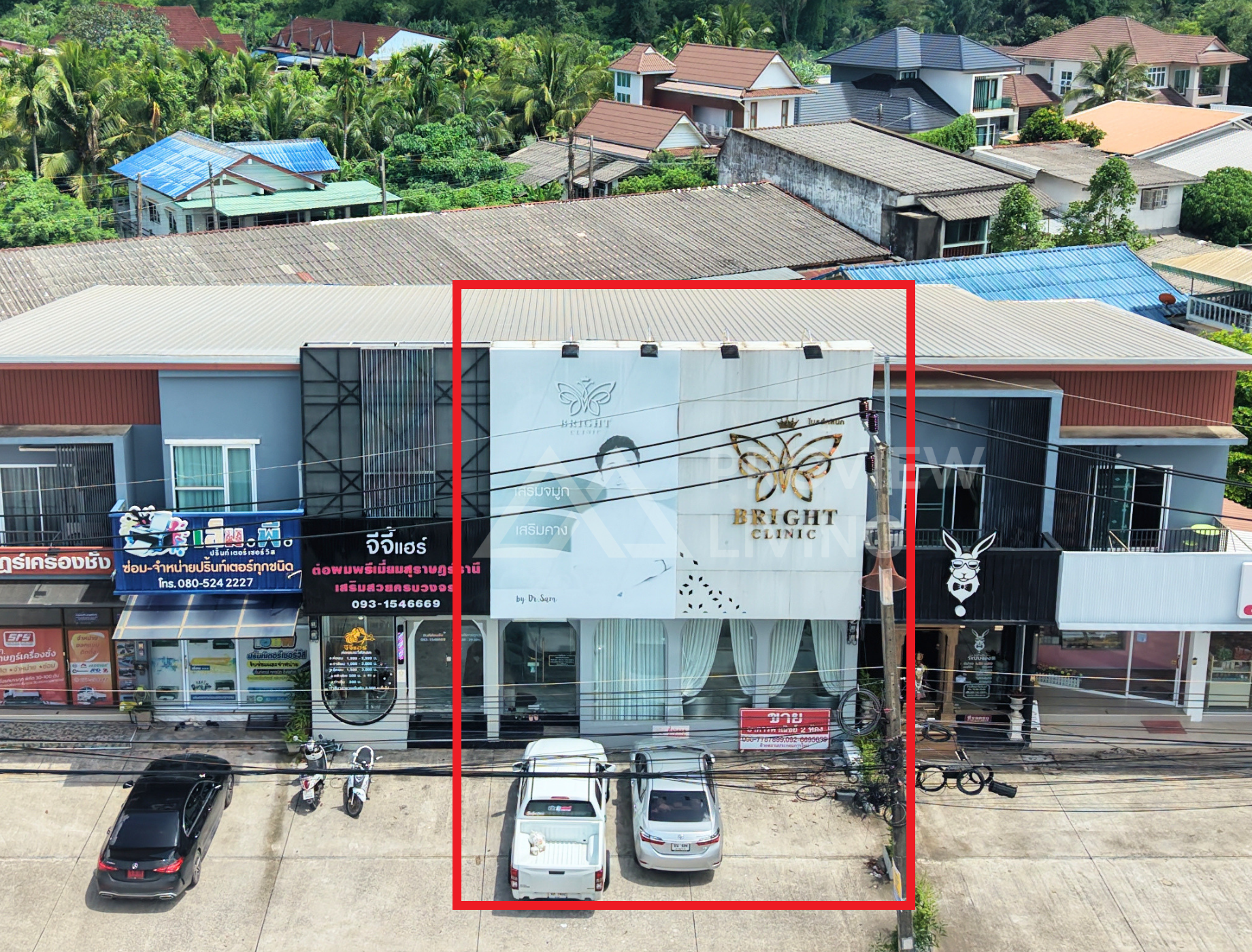 ขายด่วน อาคารพาณิชย์ 2 คูหา ตึก 2 ชั้น  สุราษฎร์ธานี @สี่แยกตาปาน