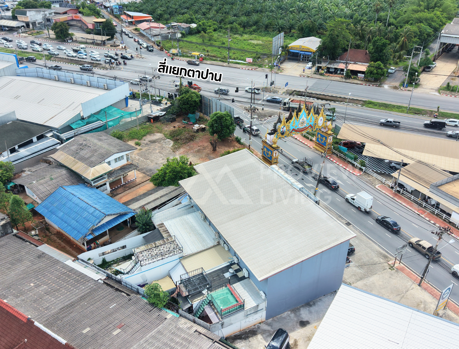 ขายด่วน อาคารพาณิชย์ 2 คูหา ตึก 2 ชั้น  สุราษฎร์ธานี @สี่แยกตาปาน