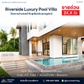 ขายบ้านเดี่ยว Modern Luxury ริมน้ำ หลังใหญ่ พร้อมสระว่ายน้ำ ฟังก์ชันครบครัน ใกล้เซ็นทรัลสุราษฎร์ธานี