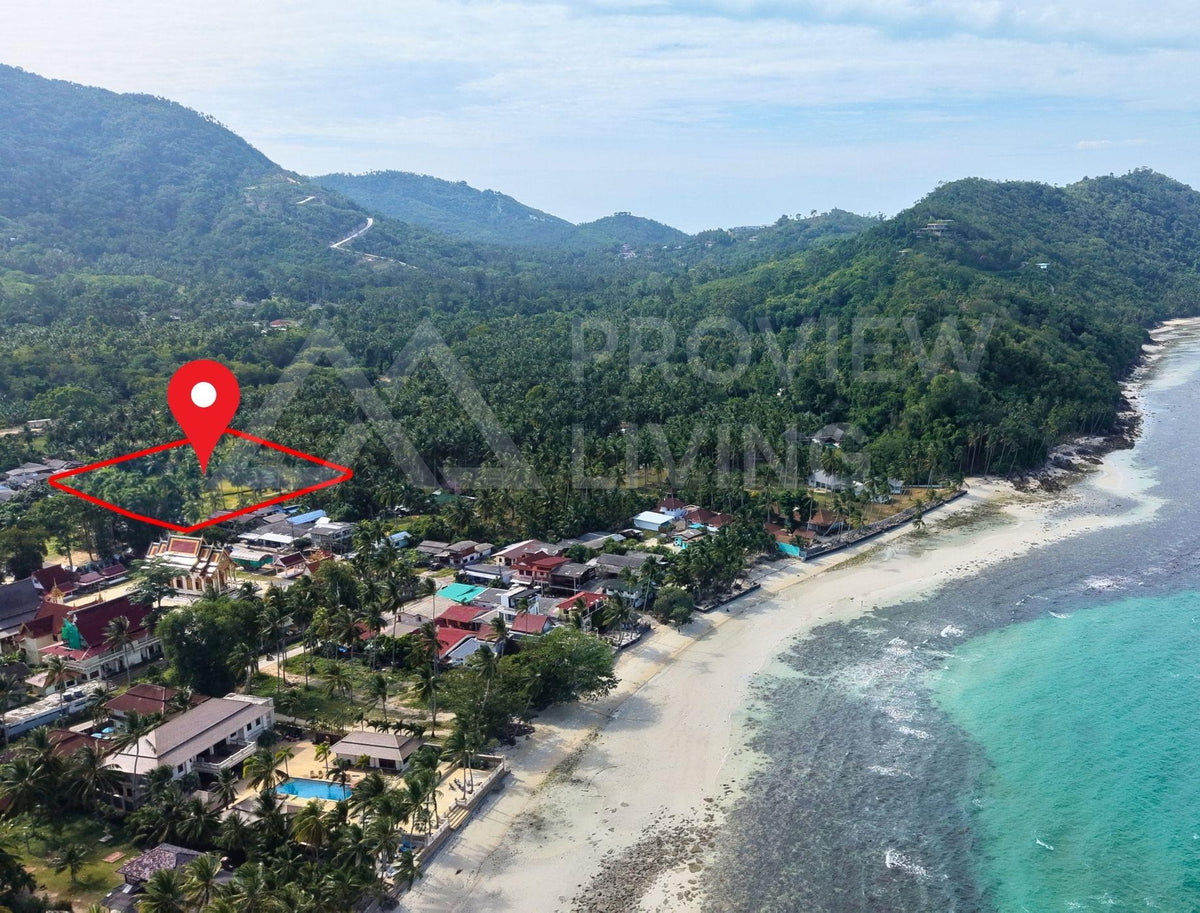 ขายที่ดินเปล่า ตลิ่งงาม เกาะสมุย 3 ไร่ 3 งาน 21 ตร.วา ราคา 7.5 ล้านบาท/ไร่