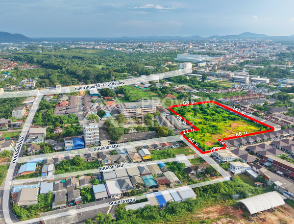 ขายที่ดินเปล่า 8 ไร่ 1 งาน 83.8 ตร.วา @บางกุ้ง ใจกลางเมืองสุราษฏร์  | 55 ล้านบาท
