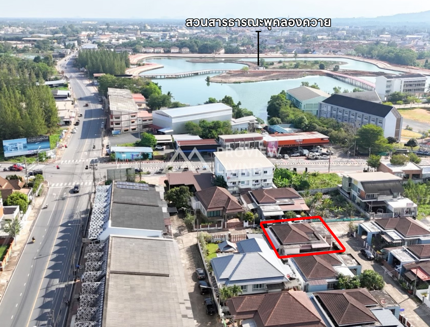 26-000002 ขายด่วน โซนโฉลกรัฐ ตรงข้ามโรงแรม เอส.22 บ้านเดี่ยวชั้นเดียว  หลังริม