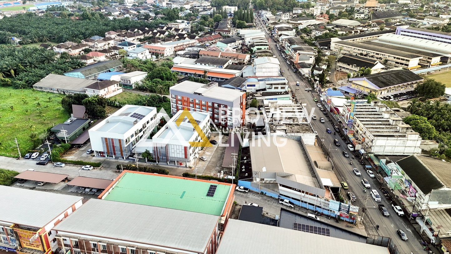 [ขายด่วน] ธุรกิจที่พัก Apartelle พร้อมผู้เช่า ใจกลางเมืองสุราษฎร์ จำนวน 59 ห้อง รับรายได้ทันที 8-9 ล้านต่อปี