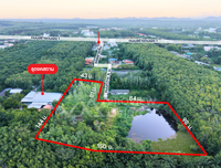 ขายที่ดินเปล่า 9 ไร่เศษ @ขุนทะเล ติดธุดงคสถานสุราษฎร์ธานี 1.6X ล้านบาท / ไร่