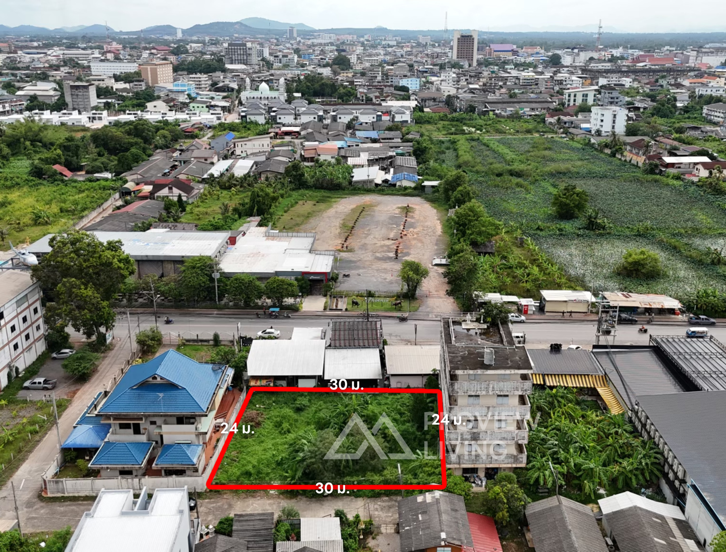 [ขายด่วน] Rare Item! ที่ดิน กลางเมือง ถนนอำเภอซอย 2 ขนาด 174 ตร.วา ราคาตร.ว.ละ 2X,XXX บาท ใกล้สหไทย 200 ม.