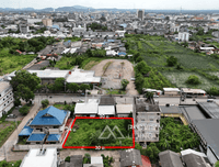 URGENT SALE! Rare Item! Land in city center, Amphoe Road Soi 2, size 174 sq. wah, price 2X,XXX baht/sq. wah. 200 m from Saha Thai.