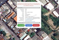 Land for sale, subdivided plots, 53 sq. wah / 2 plots, in the heart of Surat Thani market, 24-meter frontage, near Thaksin Hospital. Price 2.3 million baht.