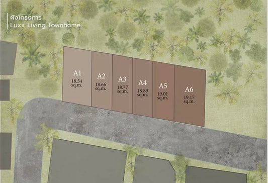 (กำลังสร้าง) ทาวน์โฮม 2 ชั้น 2 ห้องนอน 3 ห้องน้ำ สไตล์ Modern @วัดประดู่ สุราษฎร์ธานี