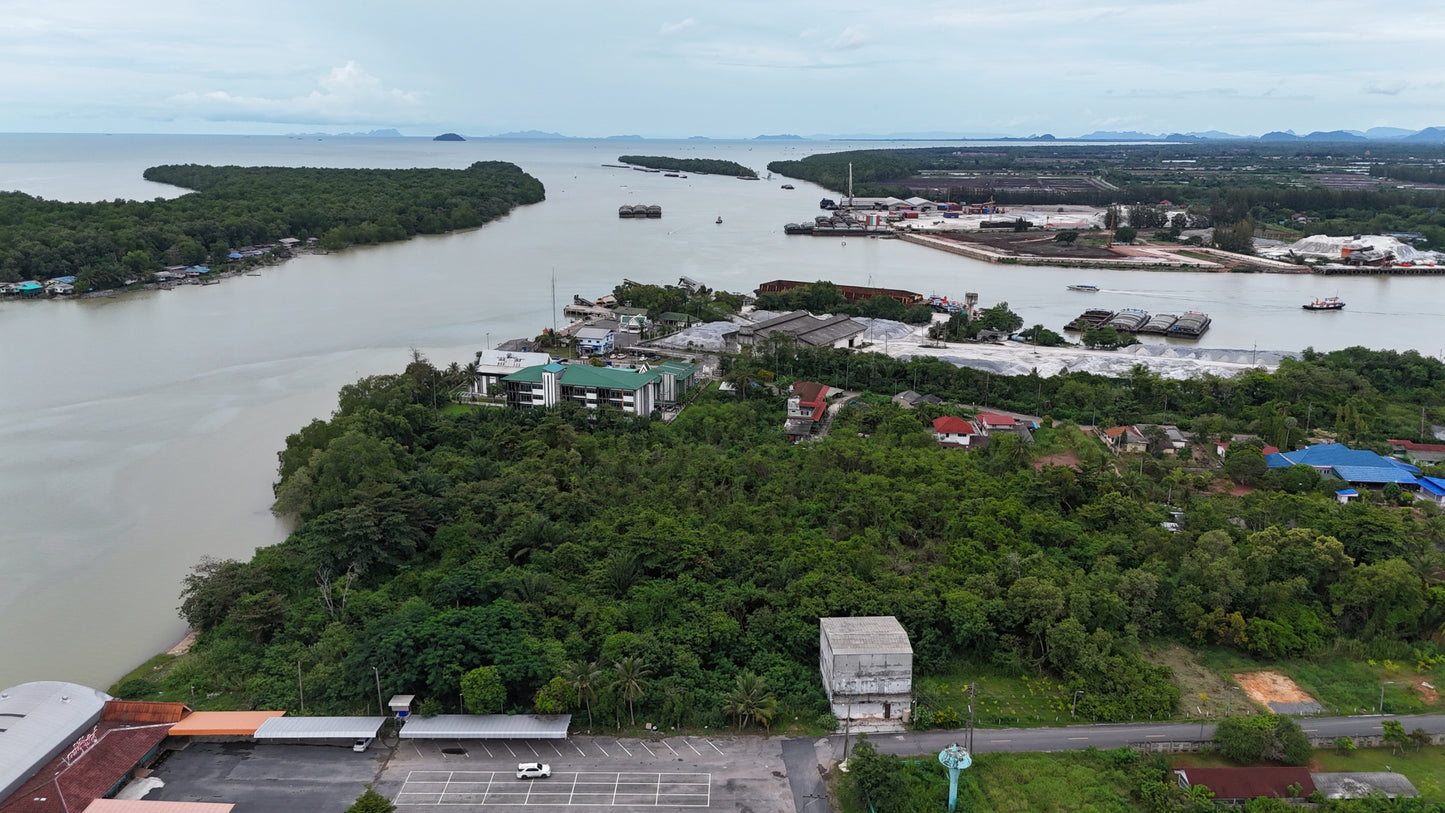 [ขายด่วน] ที่ดิน ราชาเฟอร์รี ขนาด 10 ไร่ 2 งาน 28.1 ตารางวา หน้ากว้าง 177 ม.