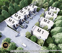 (Ready to move in) Modern style 2-story detached house, 3 bedrooms, 3 bathrooms, Phokhun Thale, Surat Thani