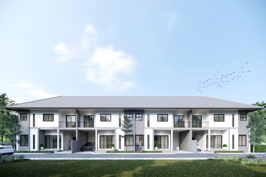 [พร้อมอยู่] ทาวน์โฮม 2 ชั้น 3 ห้องนอน 3 ห้องน้ำ สไตล์ Classic @หลังบิ๊กซี บ้านทรัพย์ทอง ทองนารา