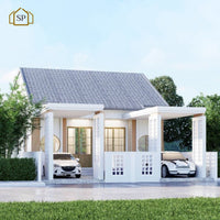 [Ready to move in] 1-story townhome, 2 beds, 2 baths, modern minimalist style, Soi Suan Thua 8, Mueang District, Surat Thani