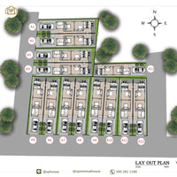 [Ready to move in] 1-story townhome, 2 beds, 2 baths, modern minimalist style, Soi Suan Thua 8, Mueang District, Surat Thani