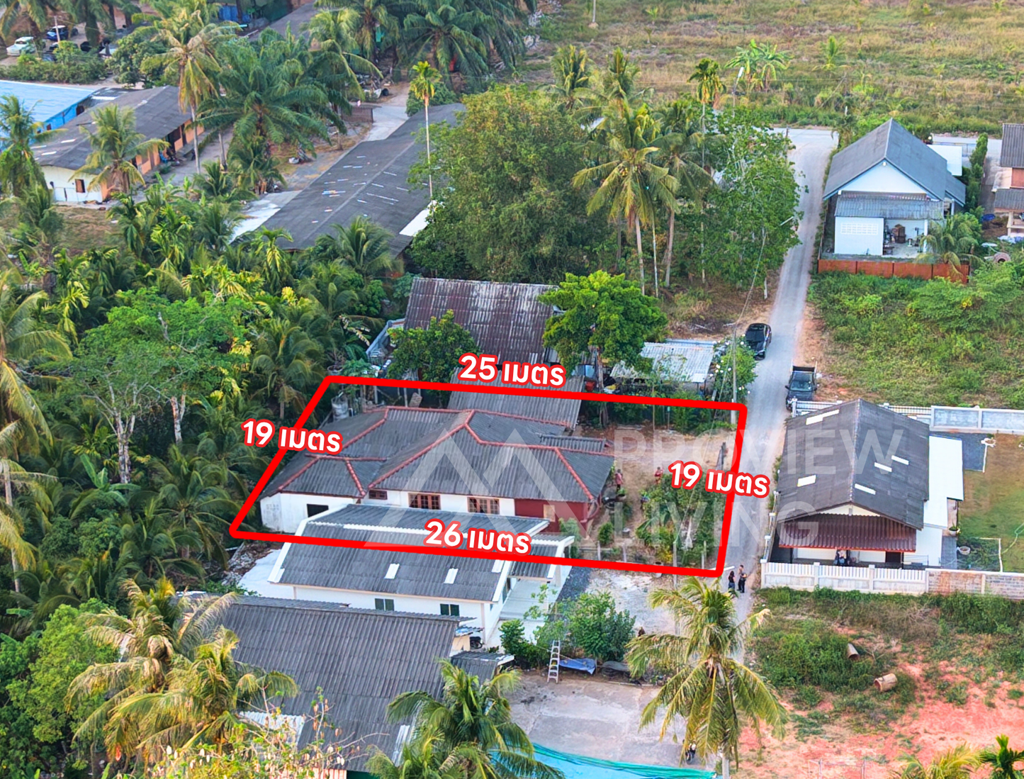 ขายบ้านเดี่ยว สุราษฎร์ ชนเกษม 43 ใกล้เขาท่าเพชร 5 ห้องนอน 130.5 ตร.วา ราคา 3.8 ล้านบาท