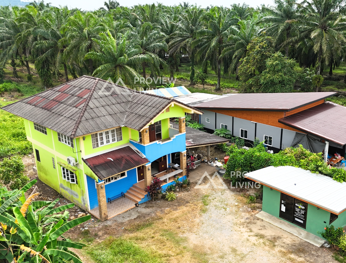 [ขายด่วน] บ้านเดี่ยว 2 ชั้น พร้อมที่ดิน ขนาด 1 งาน 53.9 ตารางวา หน้าติดถนนใหญ่ ใกล้สถานีรถไฟพุนพิน 2.3 กม.