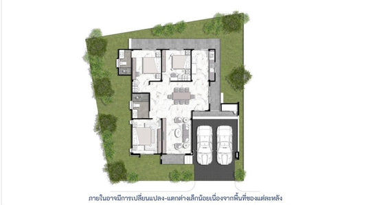 (กำลังสร้าง) บ้านเดี่ยว 3 ห้องนอน 2 ห้องน้ำ สไตล์ Modern @คลองน้อย สุราษฎร์ธานี