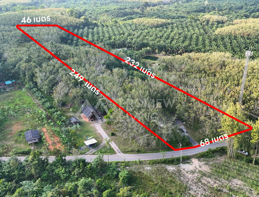 [ขายด่วน] ที่ดิน 8 ไร่ 58 ตร.วา หน้ากว้าง 68 เมตร ใกล้ อบต.ทุ่งกง กาญจนดิษฐ์ ราคาไร่ละ 1.XX ล้านต้น ๆ