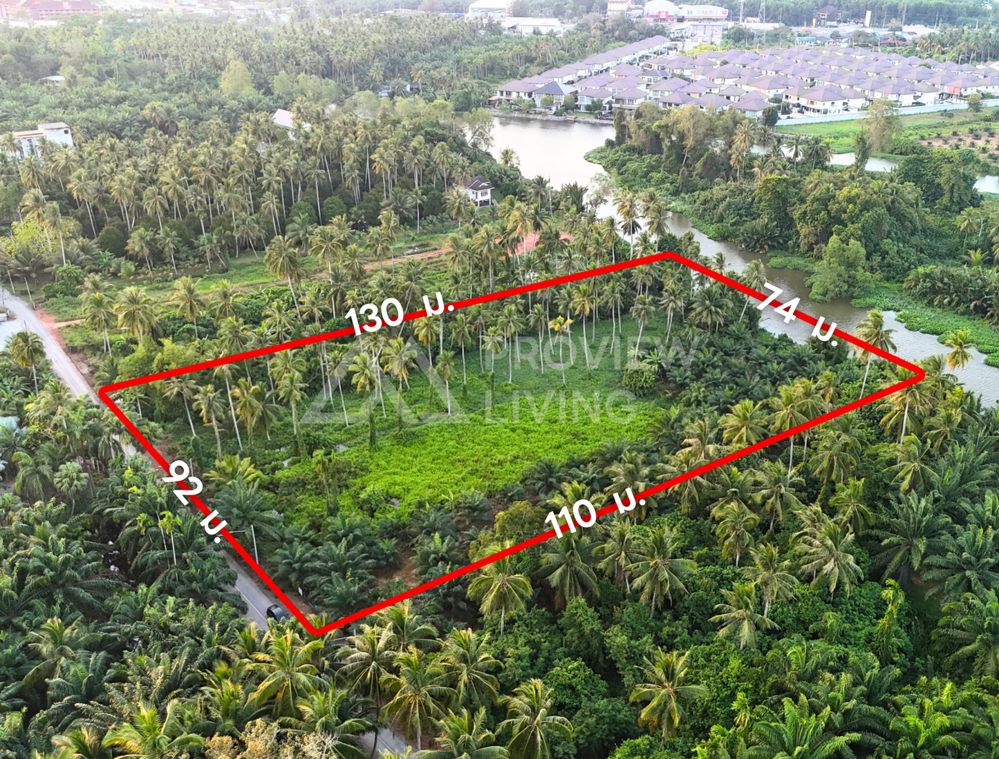 [ขายด่วน] ที่ดิน 5 ไร่กว่า หน้ากว้างติดถนน 92 เมตร หลังติดคลองมะขามเตี้ย ใกล้เขาท่าเพชร ราคาเพียงไร่ละ 3.XX ลบ.