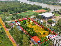 ขายที่ดินติดริมน้ำพร้อมบ้าน 3 ห้องนอน 2 ห้องน้ำ 2-3-5 ไร่ @บางใบไม้ ราคา 1X.XX ล้านบาท