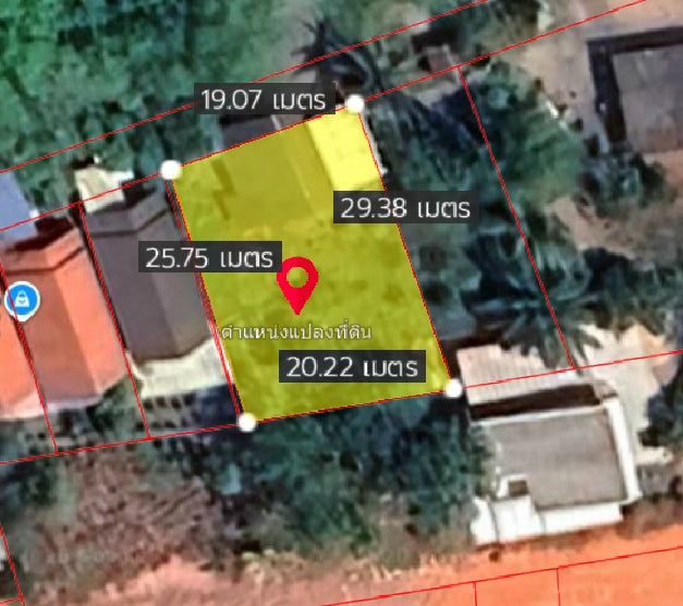 [ขายด่วน] ที่ดินเปล่า แปลงมุม เนื้อที่รวม 1 ไร่ 1 งาน 77 ตารางวา พิกัด ทุ่งกง กาญจนดิษฐ์ สุราษฎร์ธานี