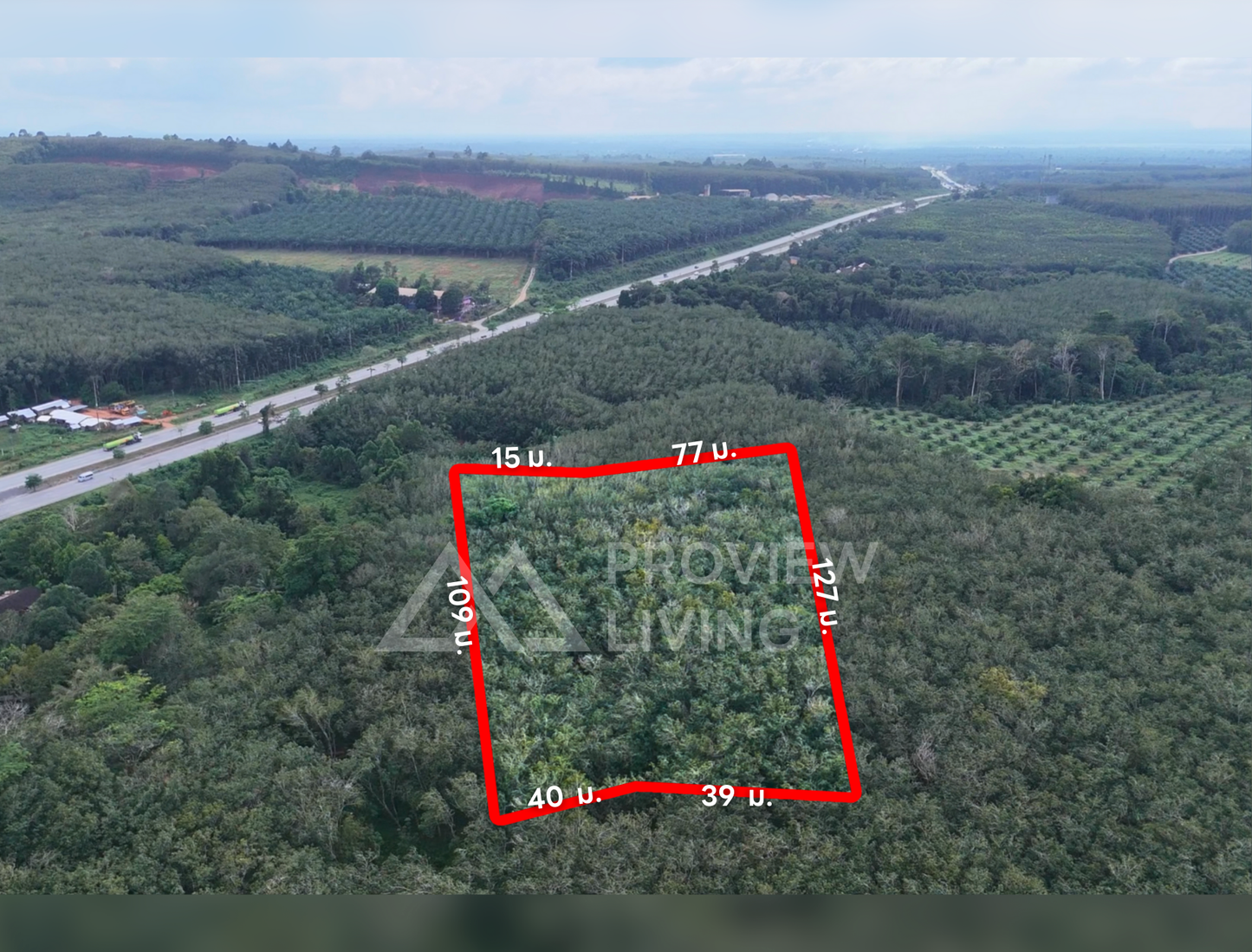 [ขายด่วน] ที่ดิน พร้อมสวนยางพารา ตรงข้ามสถานนีตำรวจทางหลวงไชยา 450 ม. ขายไร่ละ 6 แสนบาทเท่านั้น!!