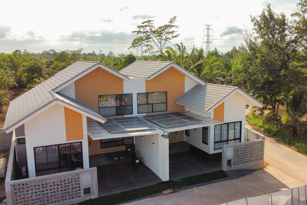 [Ready to move in] 2-story semi-detached house, 3 beds, 3 baths, modern tropical style, Airport, Nong Khri, Phunphin, Phunphin District, Surat Thani