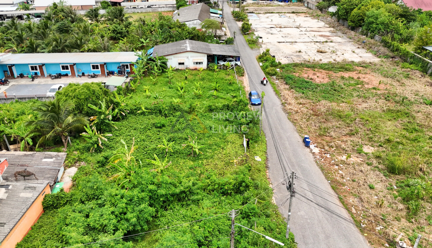 [ขายด่วน] ที่ดิน 100 วา ซอยวัดโพธิ์ 24 สุราษฎร์ฯ – ราคาโดนใจ 3.X ล้าน หน้าก้วาง 20 ลึก 19 เมตร ที่ถมแล้ว