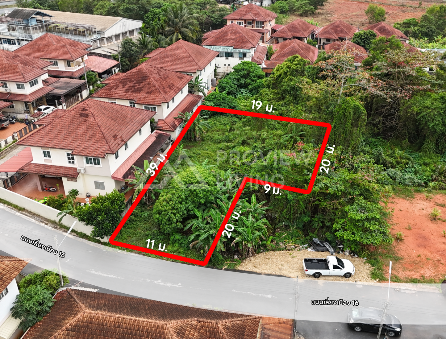 [ขายด่วน] ที่ดินเปล่า 150 ตร.วา ใกล้เมกาโฮม ถนนเลี่ยงเมือง 16 หน้ากว้าง 11 เมตร ราคา 2.2X ล้านบาท