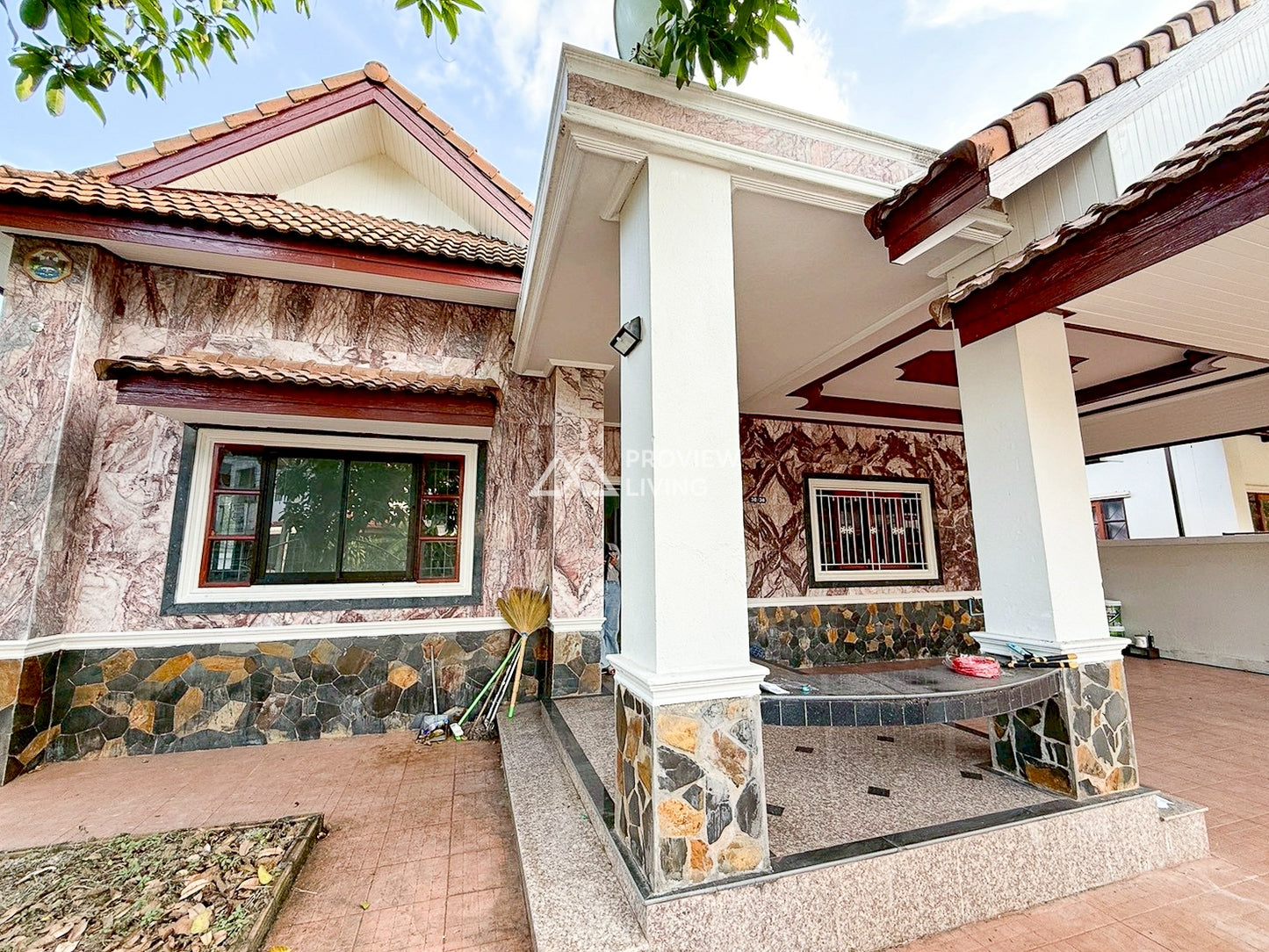 [ขายด่วน] บ้านเดี่ยวชั้นเดียว หลังมุม ถนนพ่อขุนทะเล หมู่บ้านโกลเด้นท์โฮม ขนาด 69.6 ตร.วา | 3 ห้องนอน 2 ห้องน้ำ 2 จอดรถ