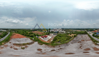 [For Sale] Landfill 6 rai 3 ngan 68.3 sq.wah, wide frontage, near Surat Thani city, Pak Nam, Bang Kung