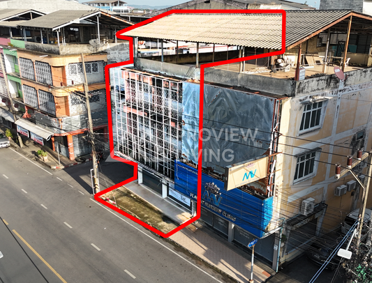 [ปล่อยเช่า] อาคารพาณิชย์ 3 ชั้นครึ่ง  ถนนราษฎร์อุทิศ 39.2 ตารางวา ค่าเช่า 40,000/เดือน ( สัญญาเช่าขั้นต่ำ 6 เดือน )