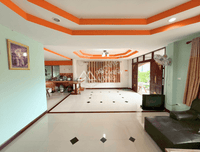 URGENT SALE: Two-story detached house in Surat Thani, with land size of 153.9 square wah. Roadside frontage. 2.3 km from Phunphin Railway Station. 2 bedrooms, 2 bathrooms.