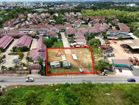 [FOR SALE] BS-03 Land behind Suay Nam Sai Village near B2 Hotel. Can be subdivided or sold as a whole plot. 33 m frontage, 361.5 sq. wah. Surat Thani.