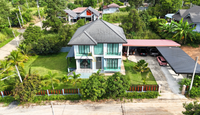 [Urgent Sale!] 2-storey detached house on 220 sq.wah land – Khun Thale Soi 3, Surat Thani, near Surat Thani Rajabhat University and Prince of Songkla University Surat Thani Campus. 4 beds, 3 baths.